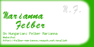 marianna felber business card